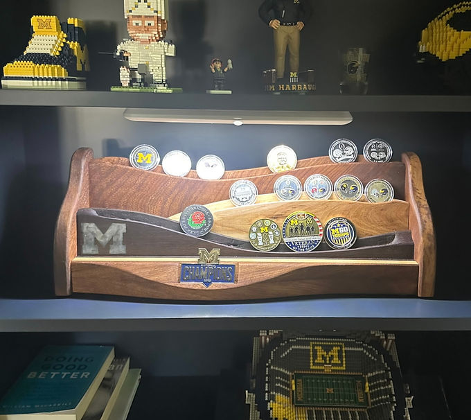 Custom coin display