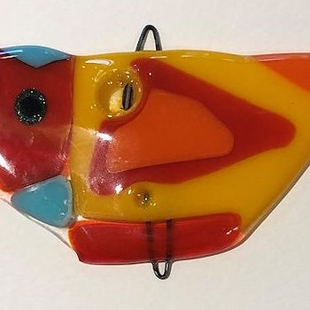 Fused Glass Birds