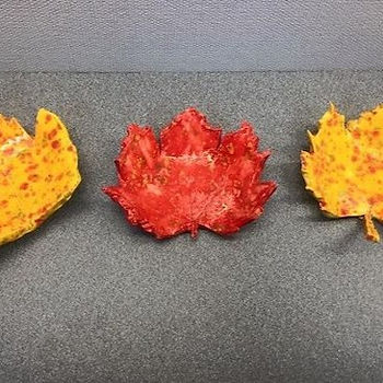 Clay Leaf Bowls