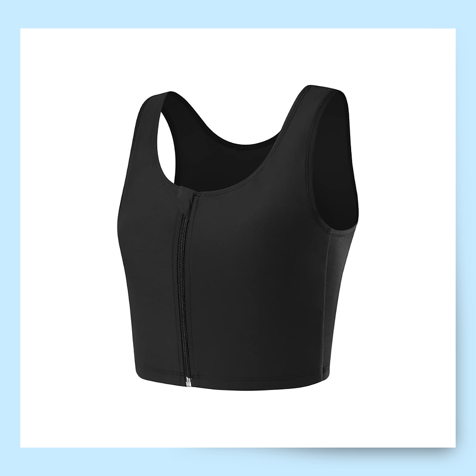 GTCTBL Breathable Half Chest Binder Bra