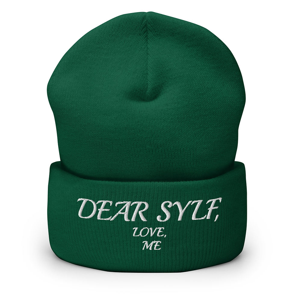 Thumbnail: DEAR SYLF, LOVE ME Cuffed Beanie