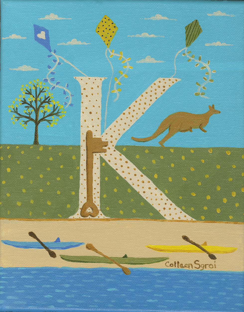 Folk Art Alphabet - K