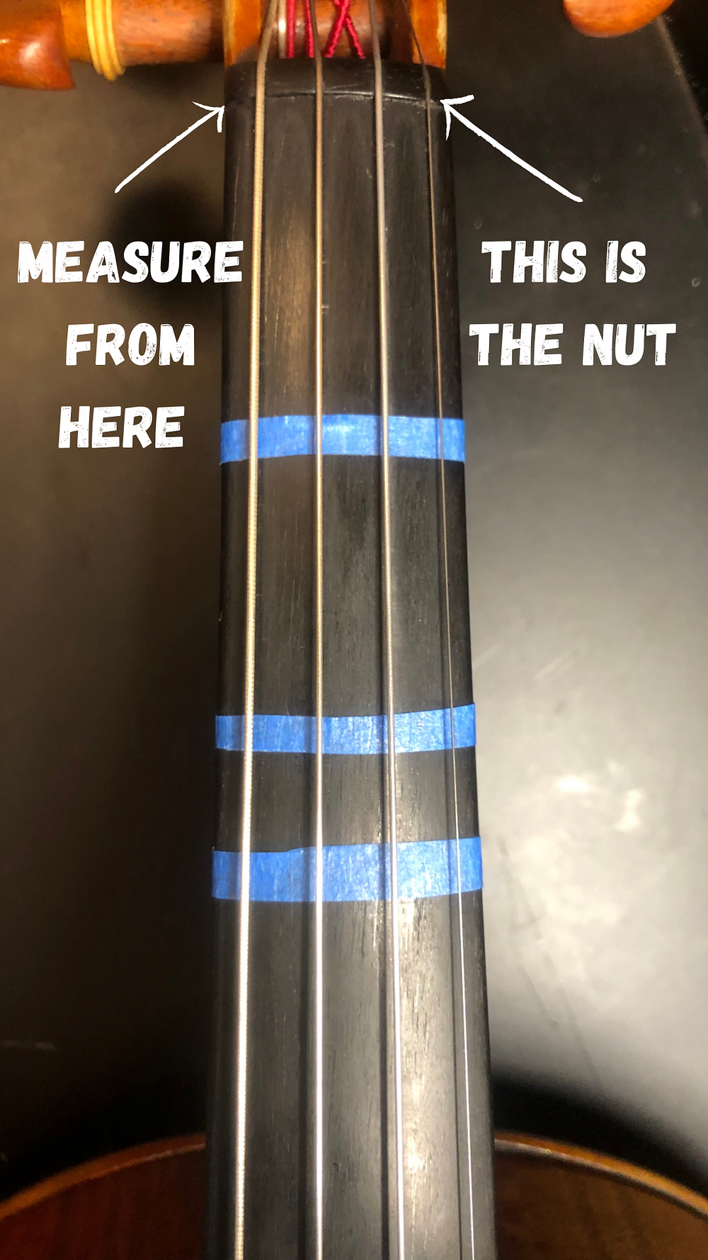 Violin finger tape