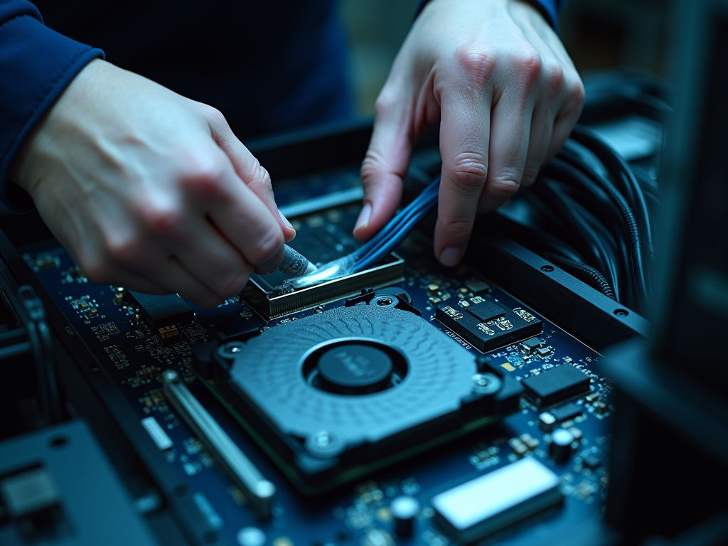 Processor being upgraded in a PC