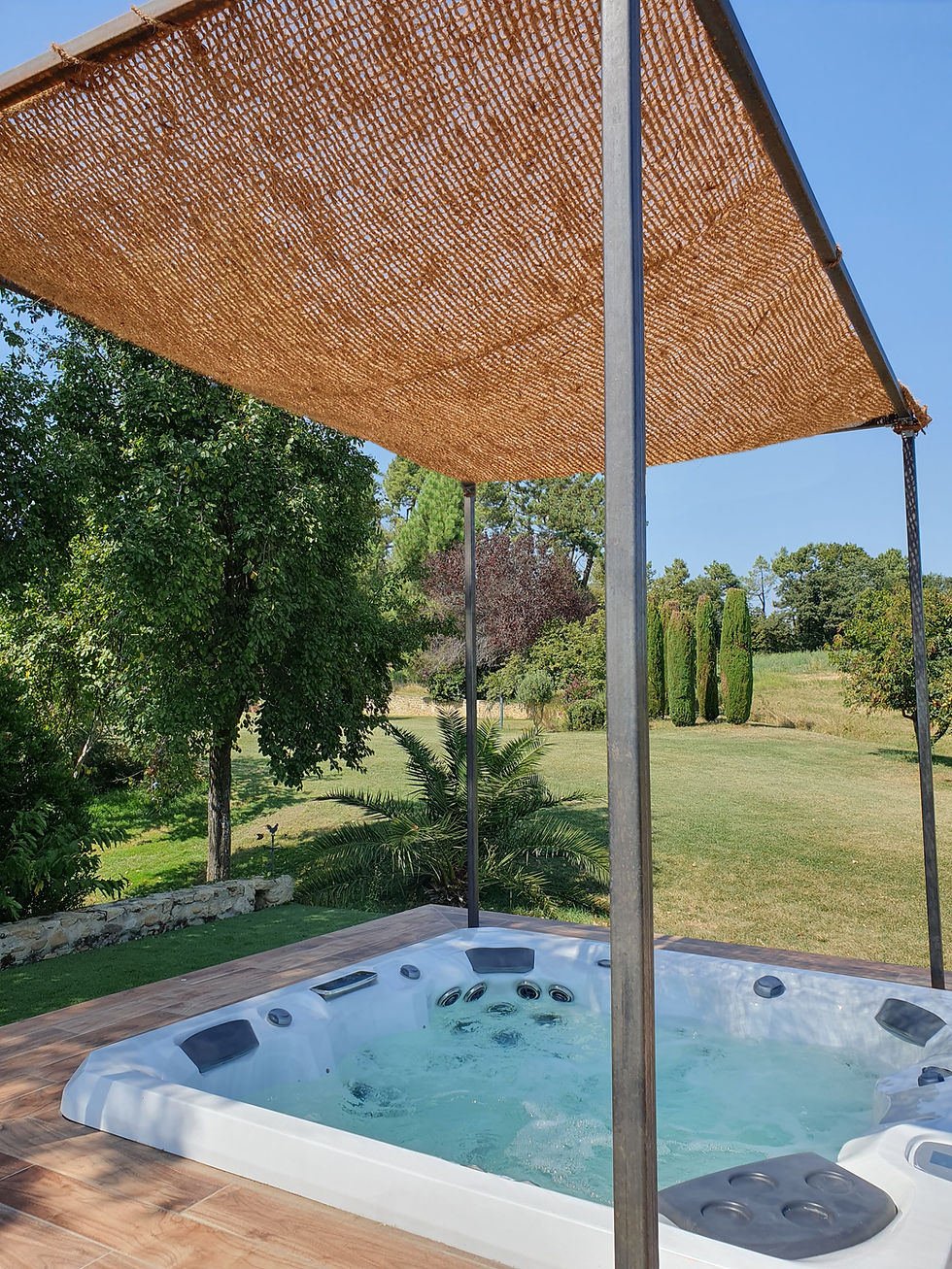 Miniature : PRESQU'ÎLE - Voile d'ombrage en fibre de coco pour Pergolas