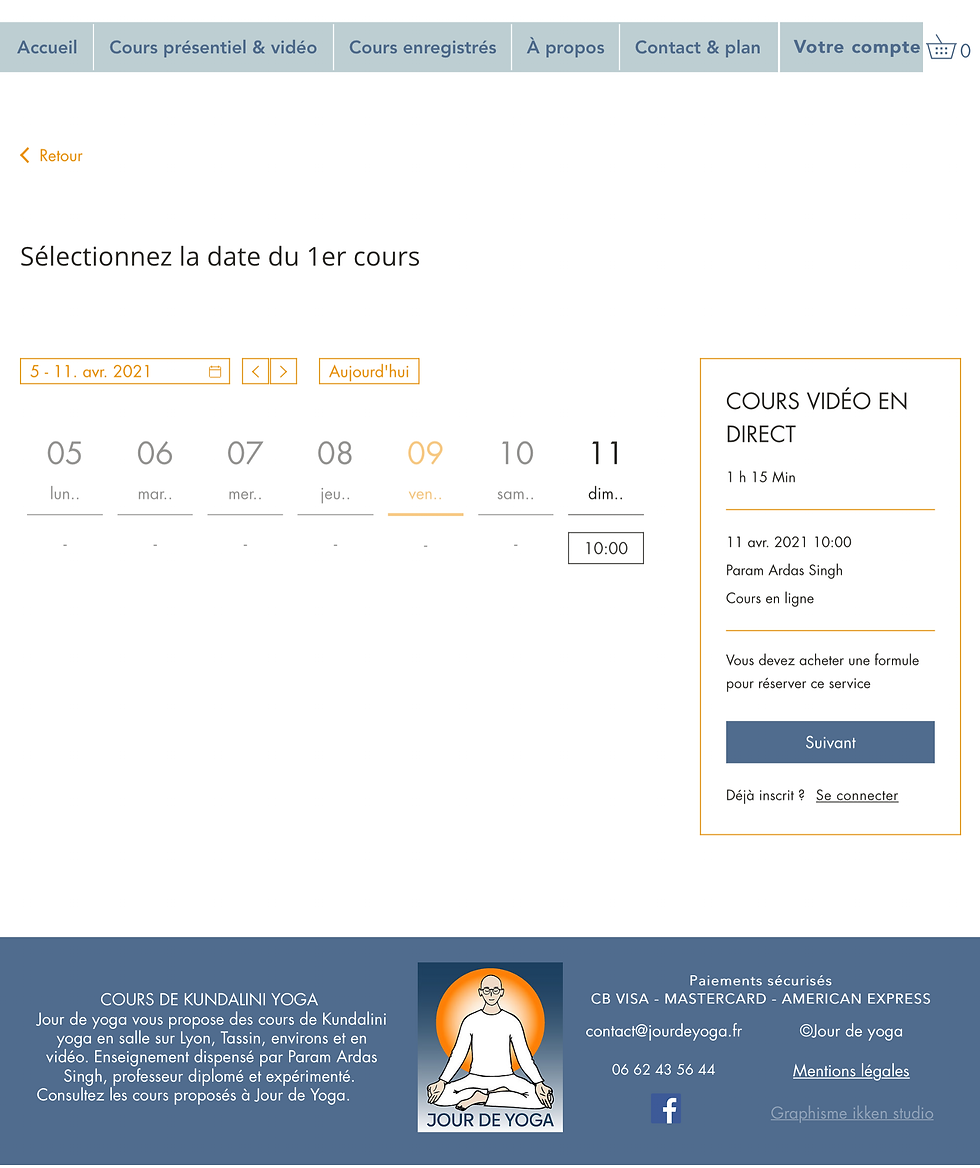 ikken studio - céline dutel - Infographiste, logo, site internet, brochure, plaquette, flyer, carte de visite - Site Jour de Yoga - Kundalini Yoga