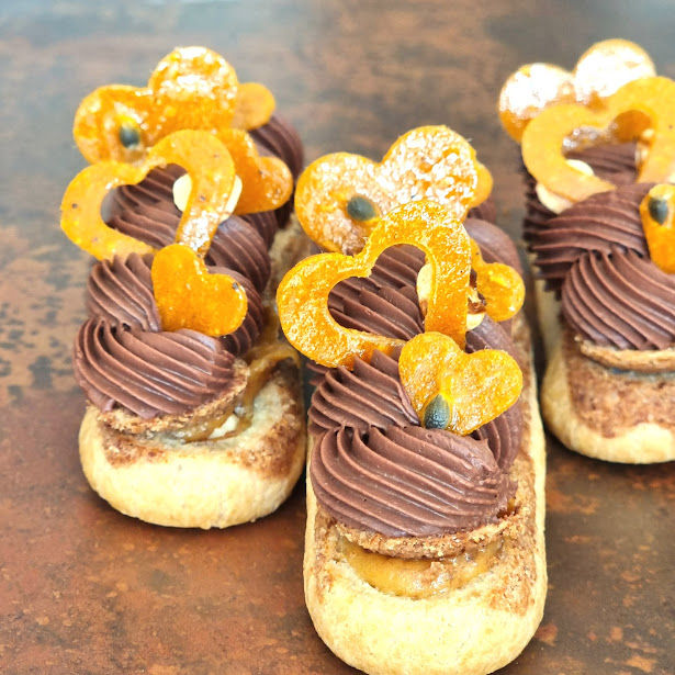 Thumbnail: PSSST ! Pâtisserie sans gluten, sans lactose, sans soja - Éclairs chocolat passion
