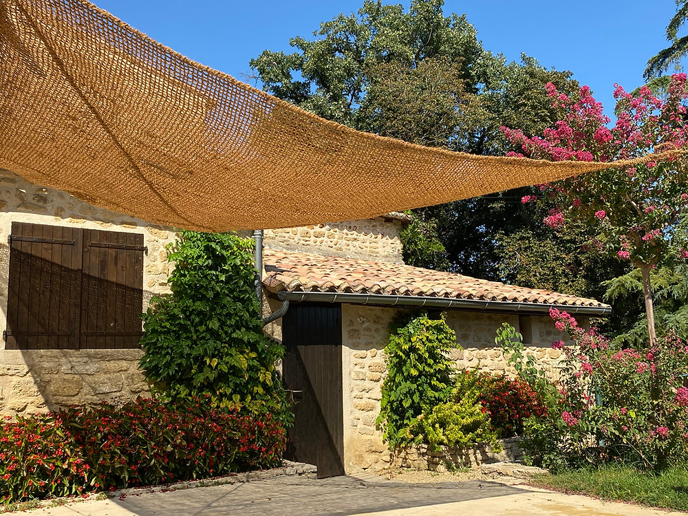 Voiles d'ombrage en fibre de coco