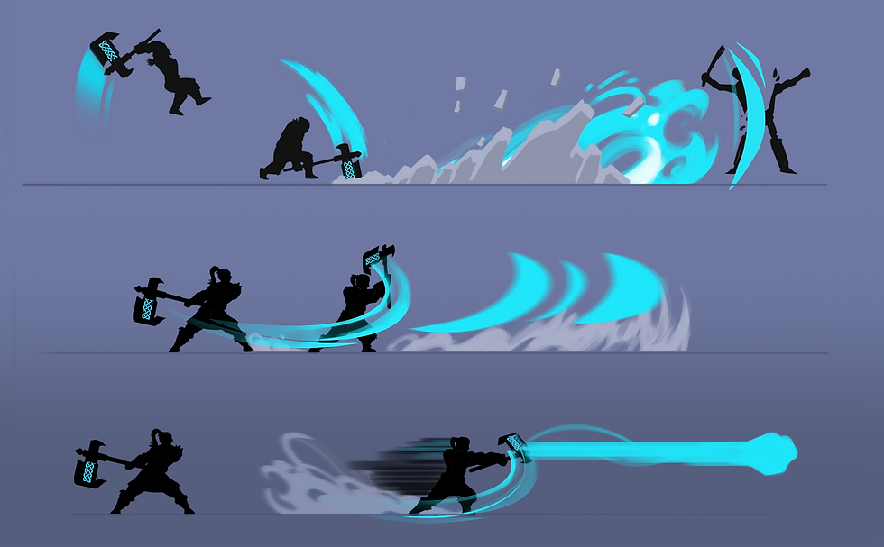 Action poses