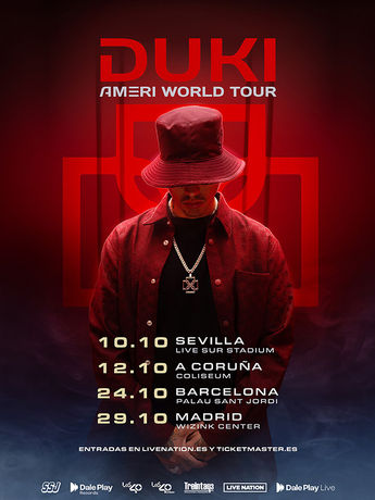 Duki anuncia su paso por España con Ameri World Tour