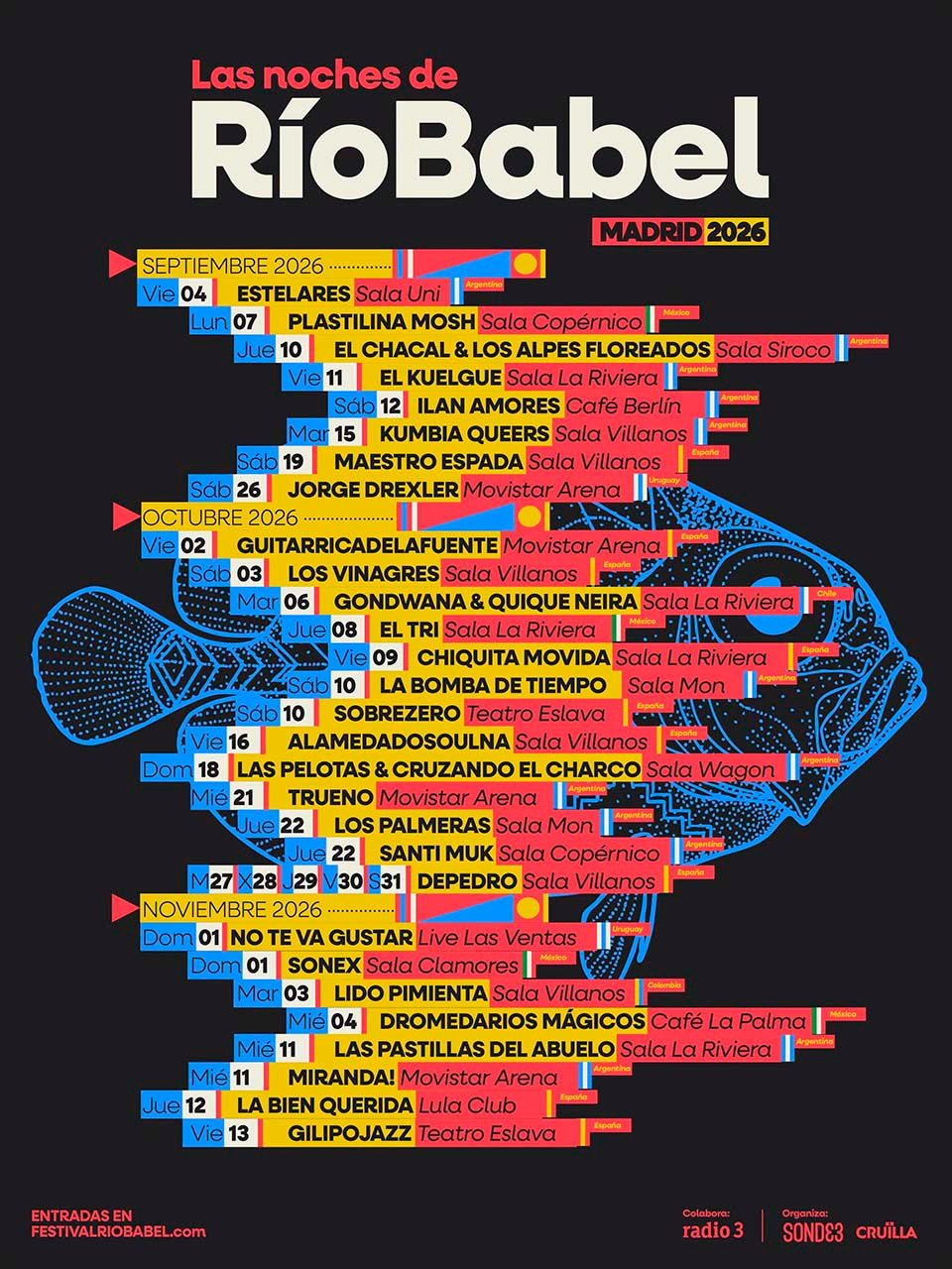 Río Babel amplía su universo con el nacimiento de 'Las noches de Río Babel'