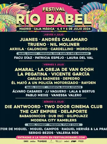 Vuelve el Festival Río Babel un año más a Madrid en el mes de Julio.