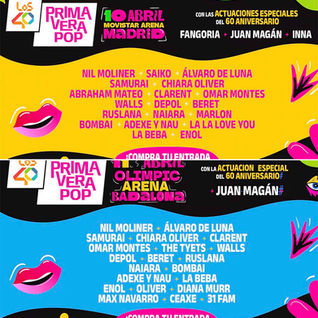 Así será LOS40 Primavera Pop 2026 en Madrid y Badalona