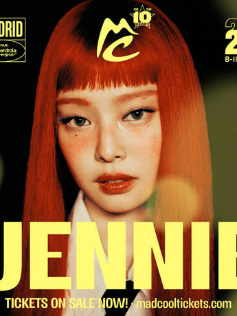 Jennie de BLACKPINK la única artista de K-Pop en encabezar el Mad Cool Festival 2026