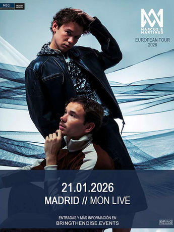 Marcus & Martinus ofrecerán un concierto muy especial en Madrid
