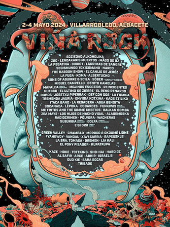 Viña Rock nos trae un cartel de locura en este 2024 y no te lo puedes perder!