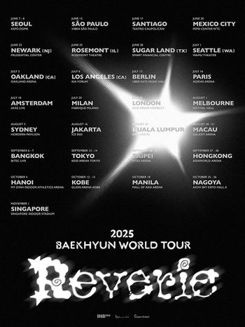 Baekhyun anuncia gira mundial en solitario con 'Reverie World Tour'