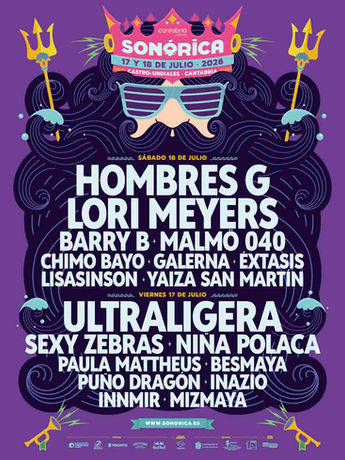 Sonórica anuncia su cartel por días