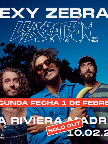 Sexy Zebras agotan en un día las entradas para La Riviera y suman una segunda fecha