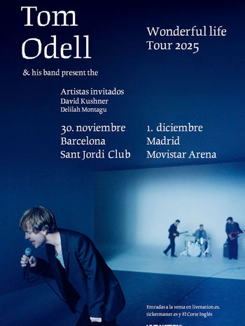 Tom Odell llega a Barcelona y Madrid con su gira 'Wonderful Life Tour 2025'