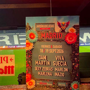 Jardín de las Delicias Festival hace su primer avance de cartel con Dani Martín y Viva Suecia