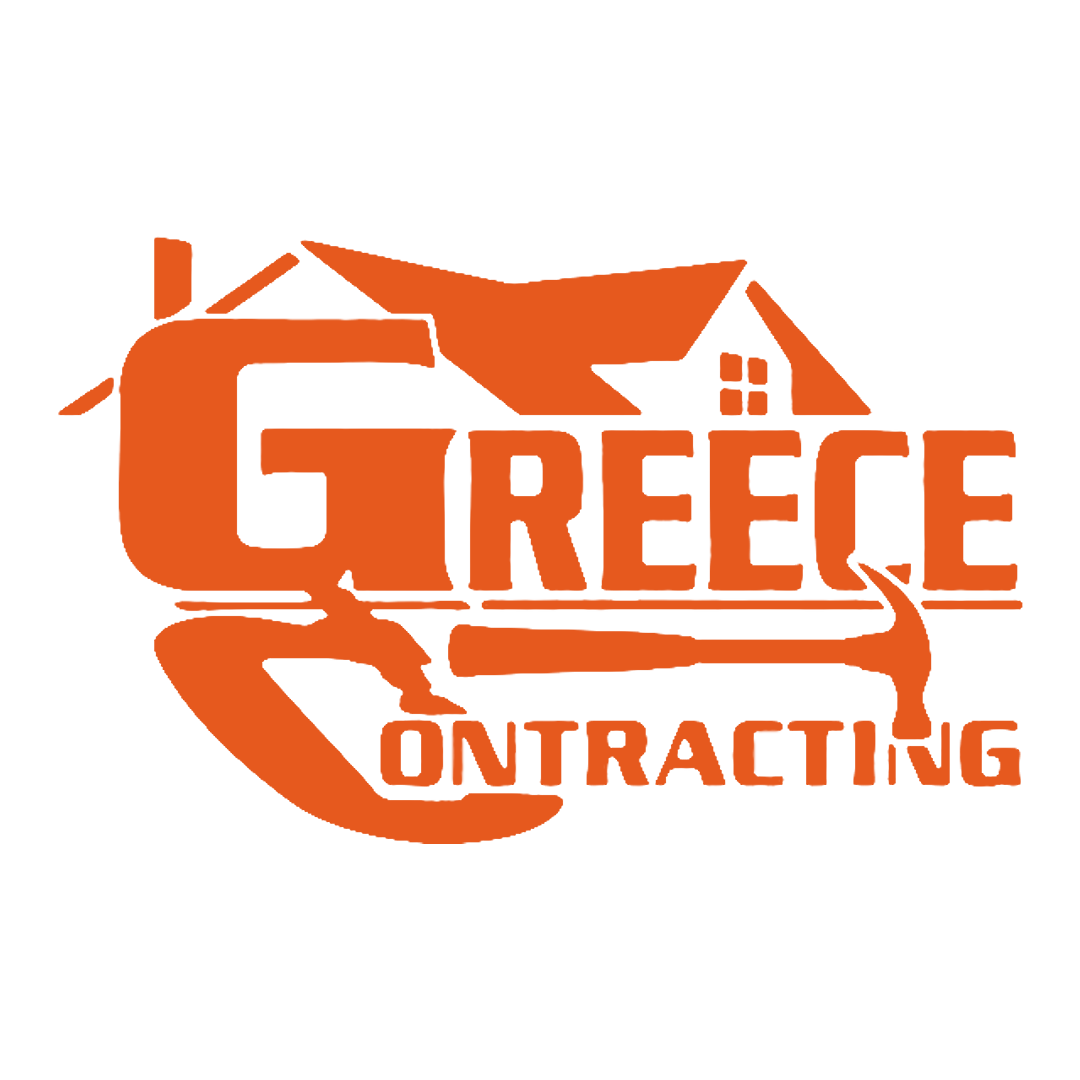 Greece Contracting logo orange: Commercial contracting services