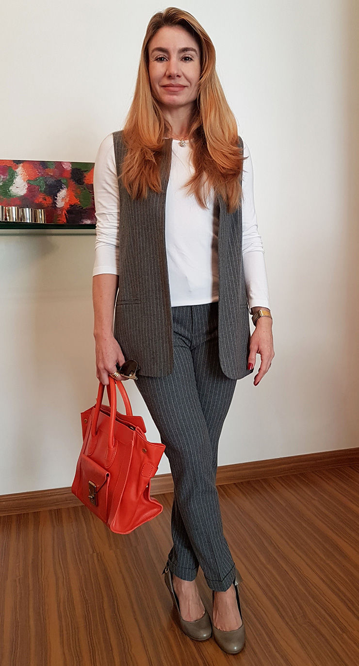 Look-maxi colete-alfaiataria-total print-personal stylist bh-consultoria imagem-consultoria estilo-dicas de moda