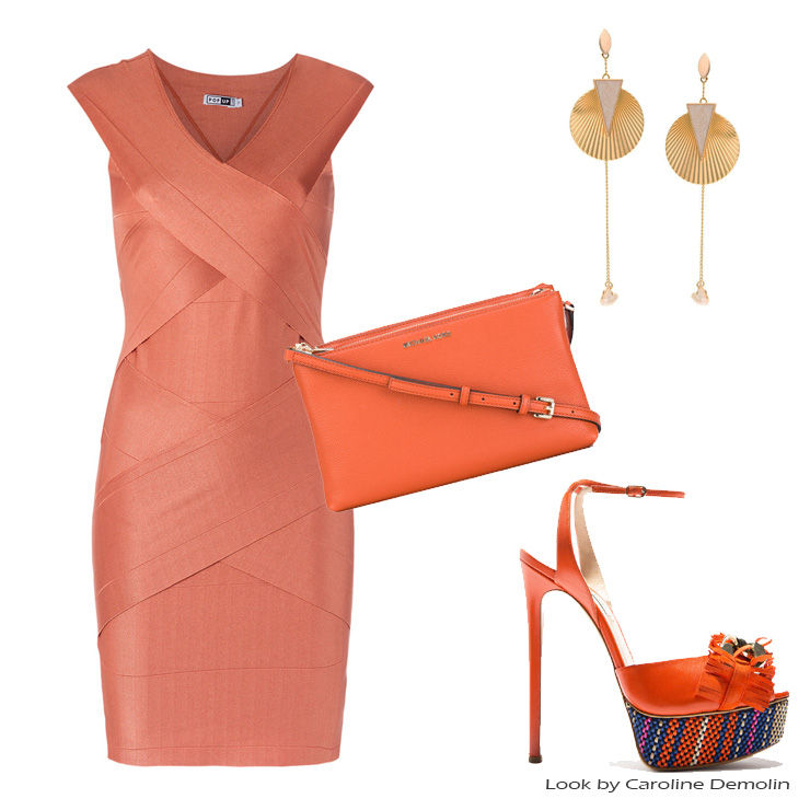 Personal shopper stylist laranja cor verao