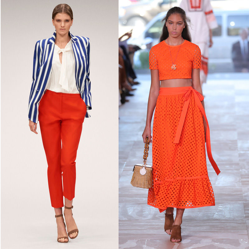 Laranja cor verao desfile escada spring 2018 tory burch ss 2017 personal stylist bh