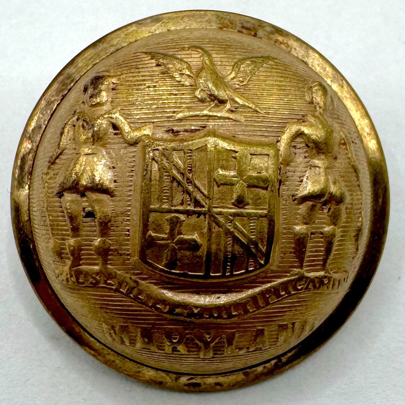 MD 11 | Maryland State Coat Button, Superior Quality b/m