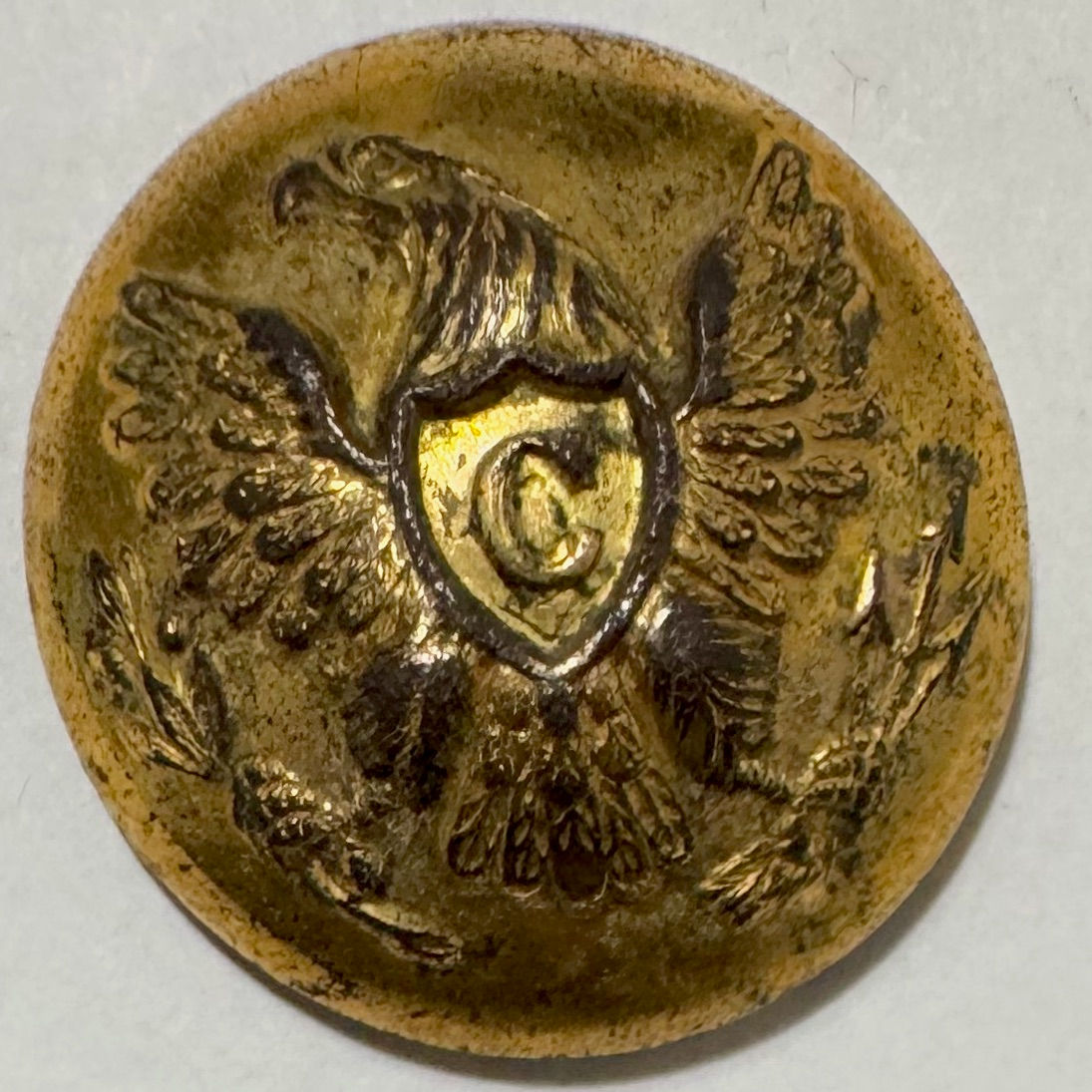 civil war era cavalry button