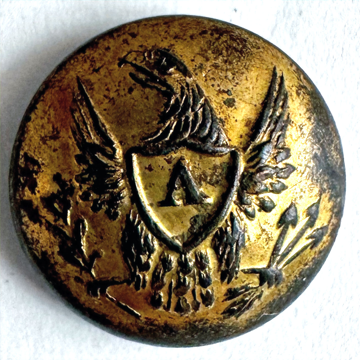 AY 78v | Artillery "Eagle A" Cuff Button