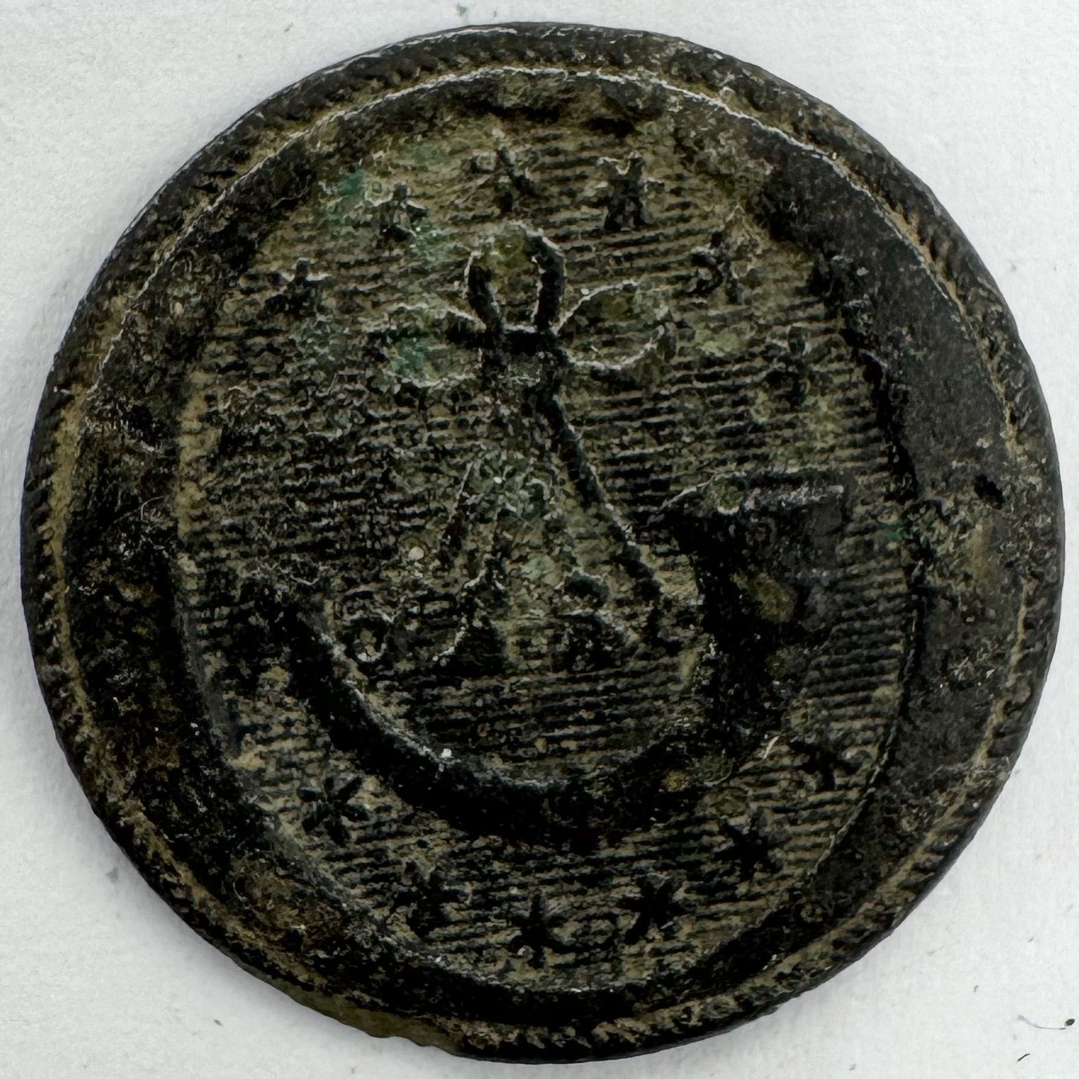 RF 27 | Rifles Militia 1pc Coat Button