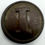 Thumbnail: CS 174A | Rare Confederate Infantry C. Rowley "I"  Button