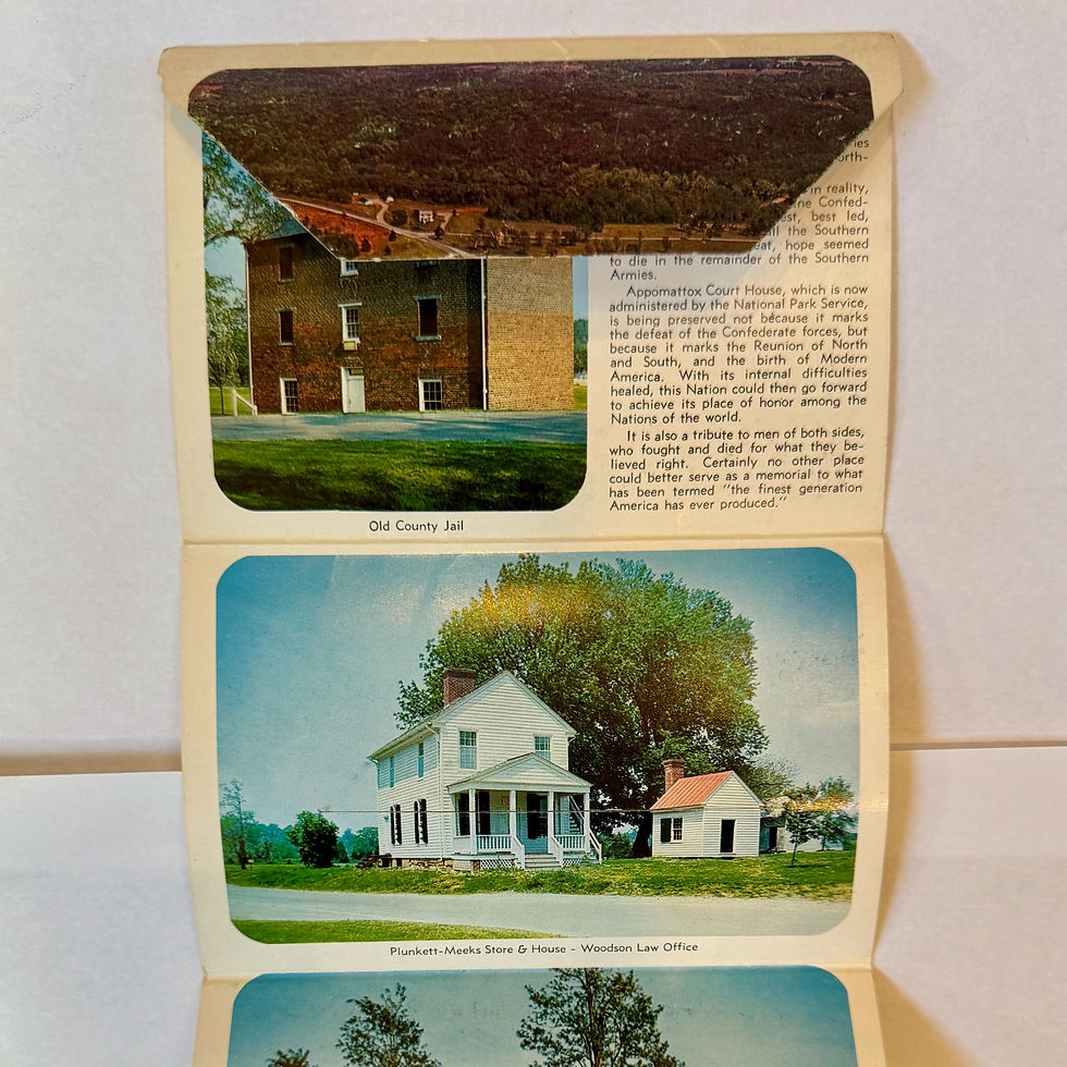 Thumbnail: Antique Appomattox Post Card Set with Foldout Images