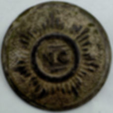 NC 16 | North Carolina Confederate "Starburst/Sunburst" Button