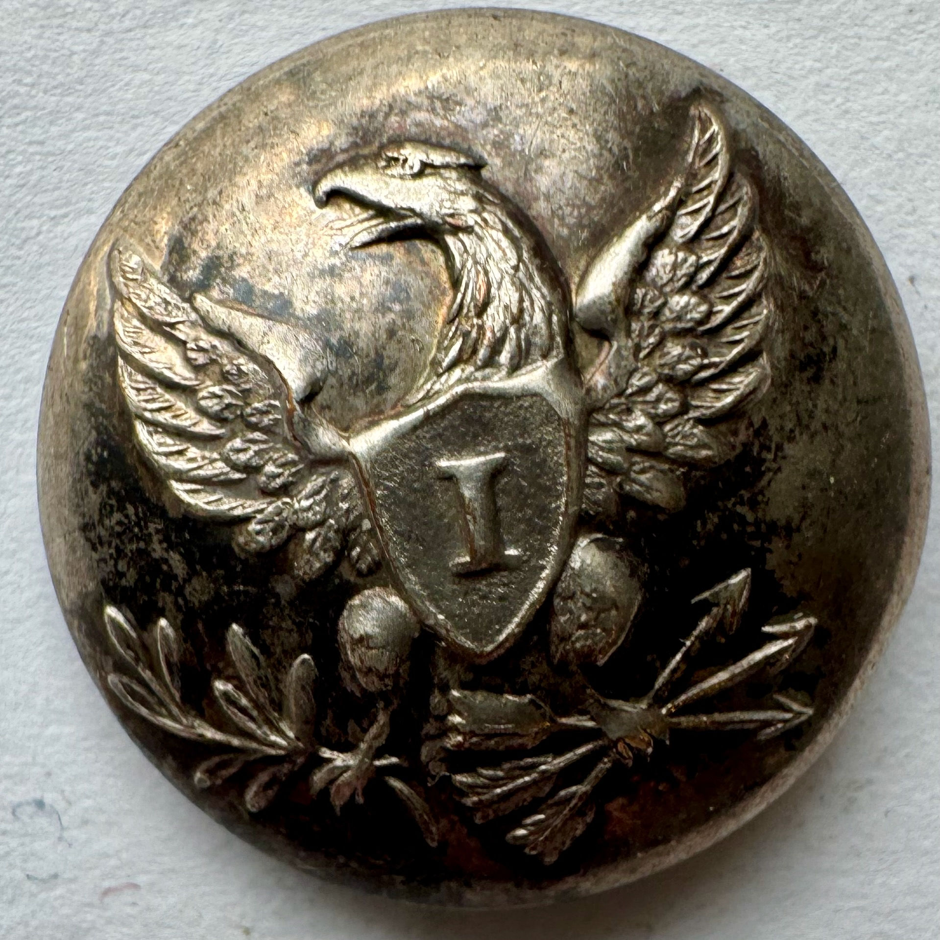 GI 82E | Federal Infantry (Silver plated) Jacket Button