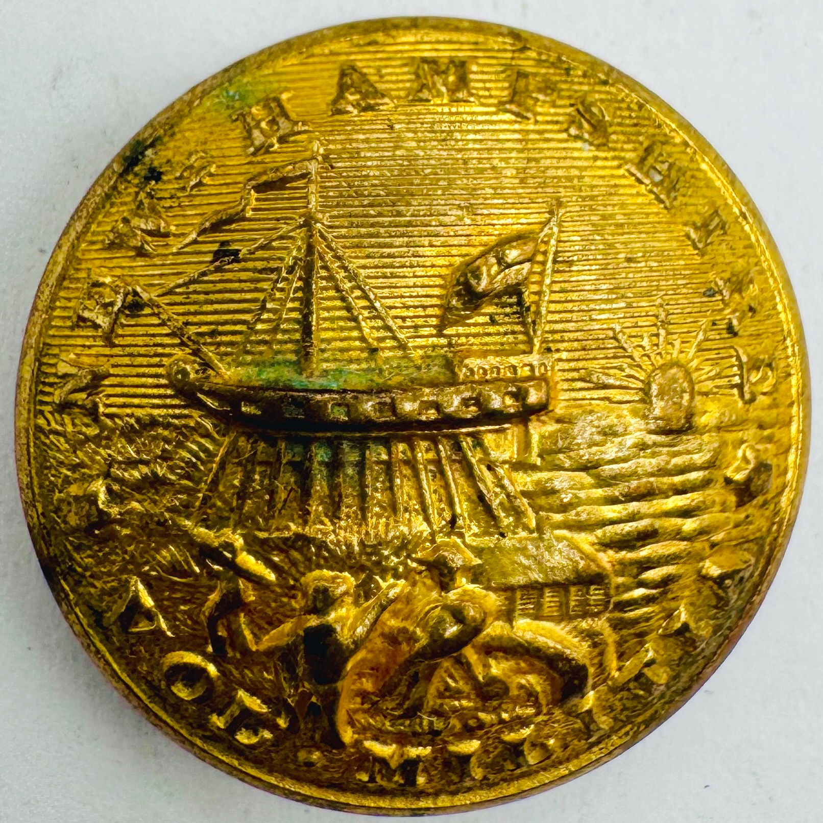 NH6 | New Hampshire Volunteer Militia Coat Button