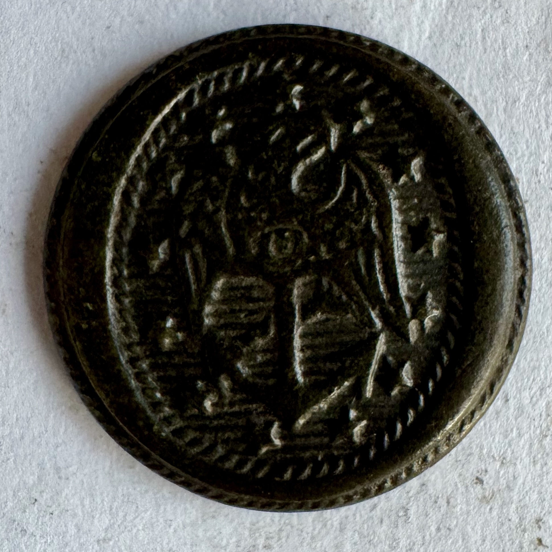 NA 86v | Navy 1pc Cuff Button