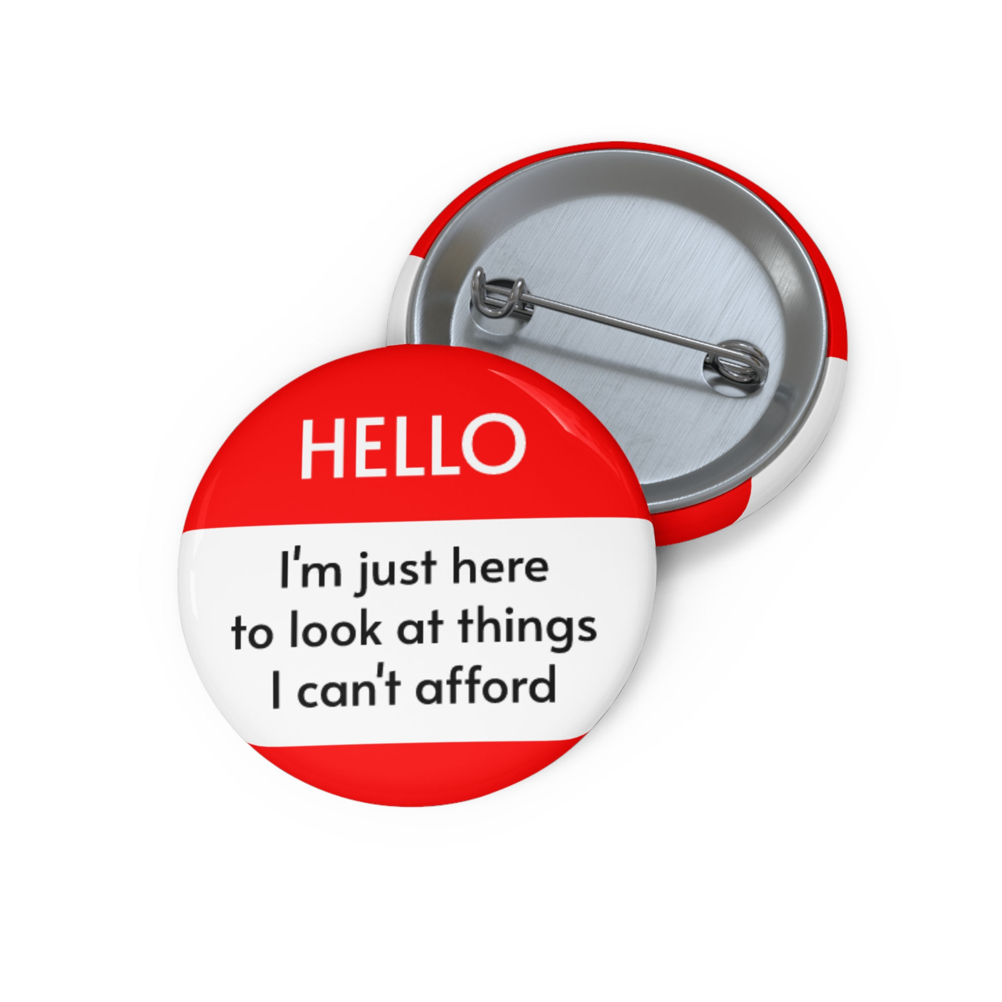 Custom Pin Buttons - "Hello, I'm Just Here to Look..."