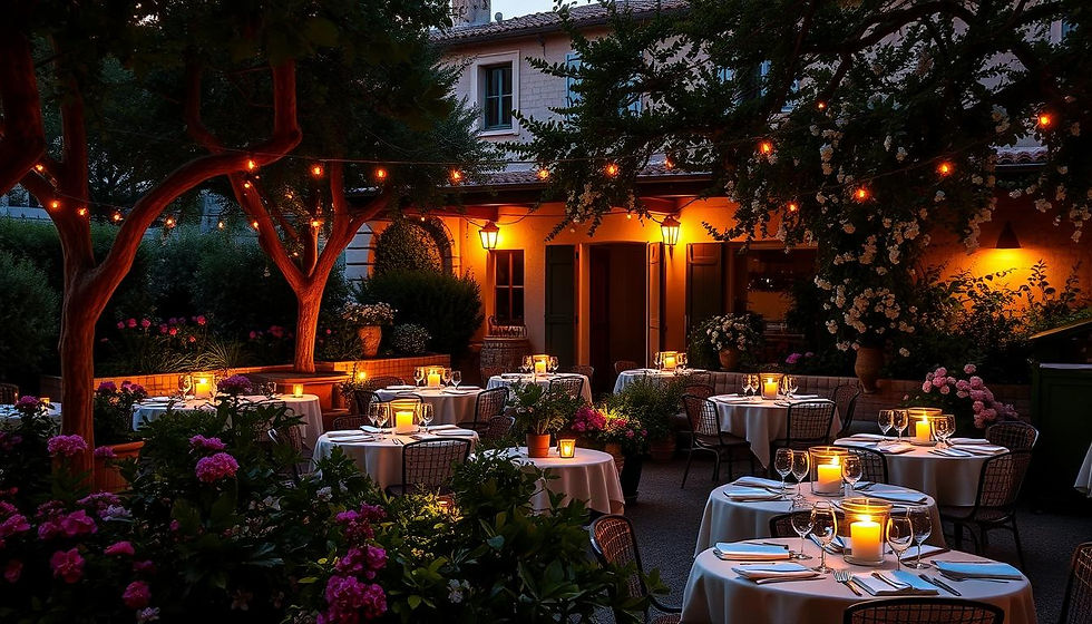 restaurant aix en provence romantique