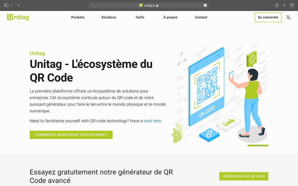 Générateur de QR Code Unitag