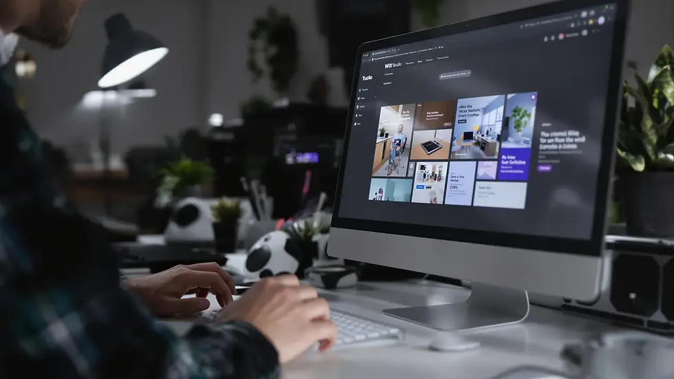 Design UX/UI sur Wix Studio
