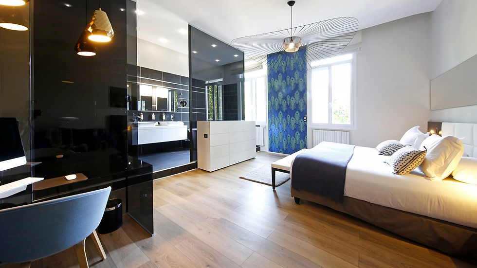 chambre d'hôtel de charme du Negrecoste à aix en provence