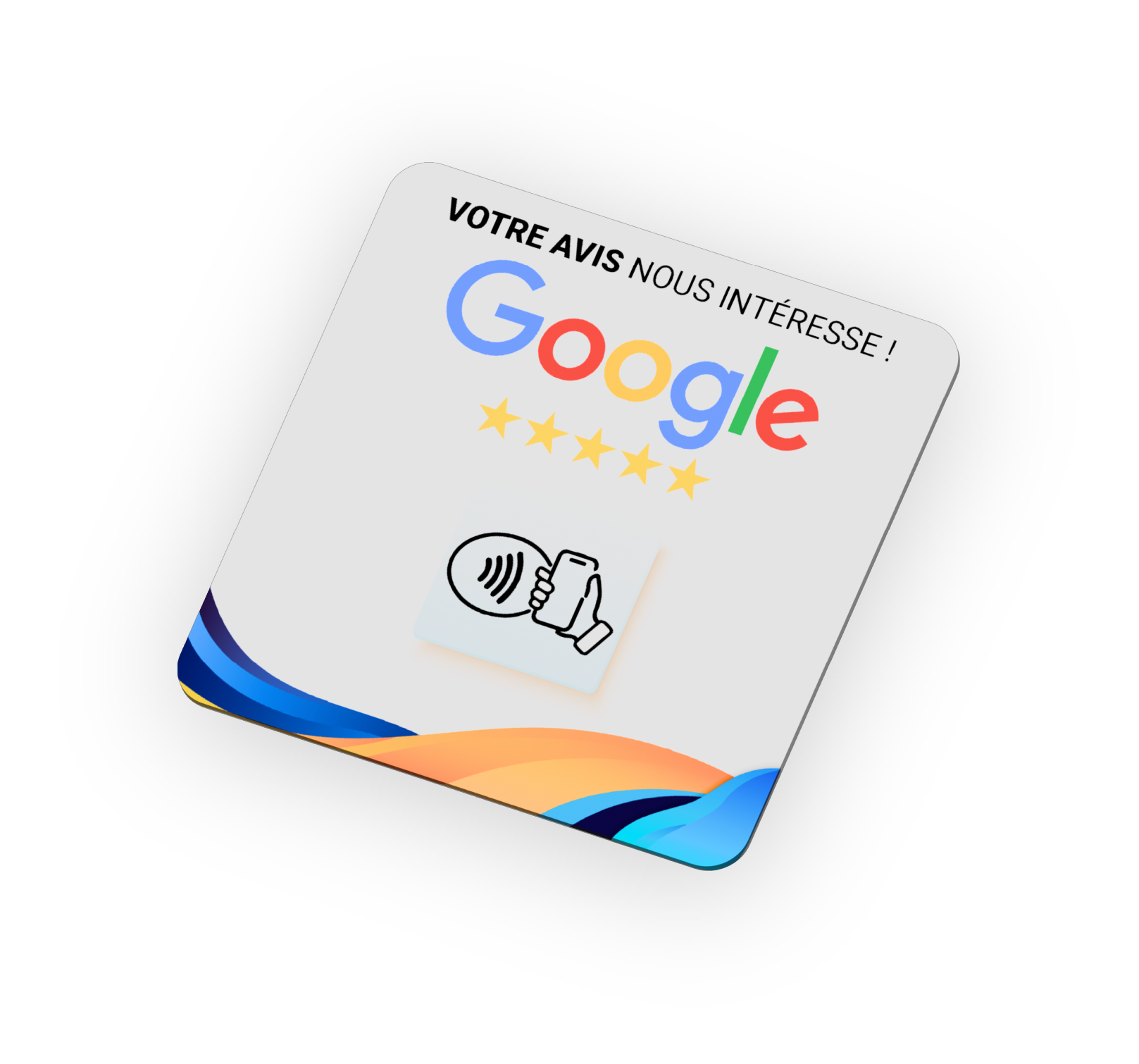Plaque NFC Google