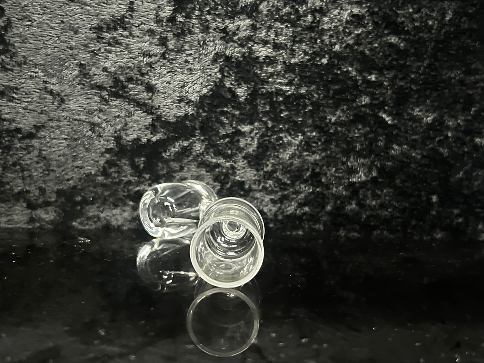 Thumbnail: 18mm female 90° 4mm thick quartz crystal banger bucket