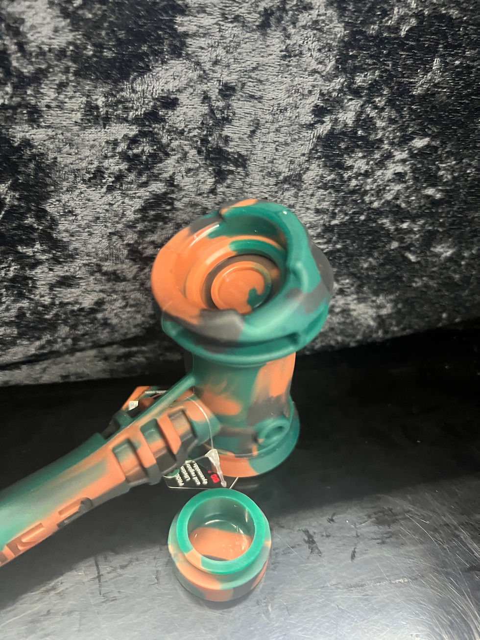Thumbnail: Eyce green/brown hammer bubbler