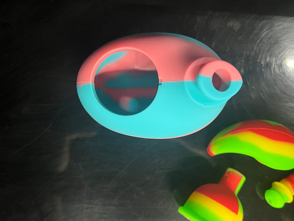 Thumbnail: Silicone Unicorn pipe bublegum