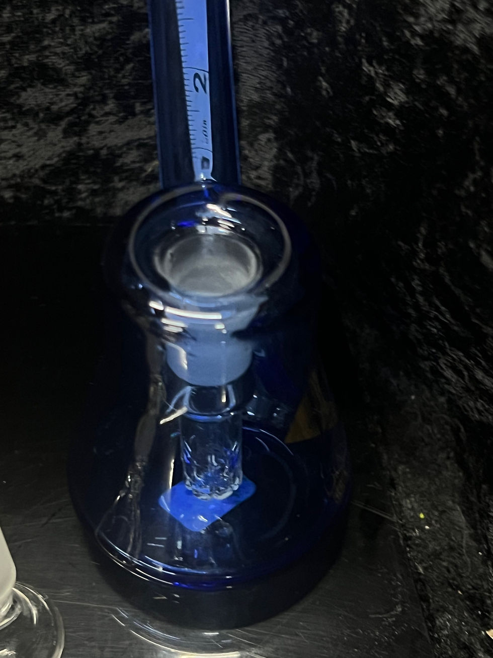 Thumbnail: Diamond Glass cup holder blue