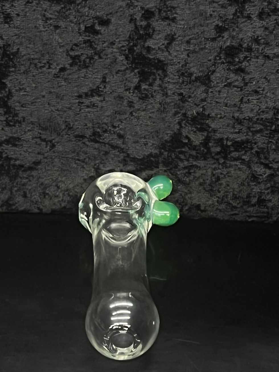 Thumbnail:  @dewbenjones Hand pipe Clear with slimeHand pipe Clear with slime emerald green